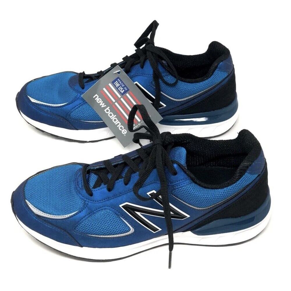 New Balance 770v2 M770BB2 Mens Size 9.5 Blue Royal Black Made In USA DISPLAY